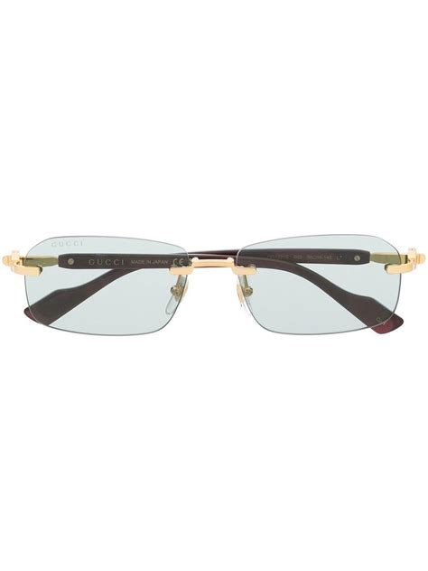 gucci rimless glasses men's